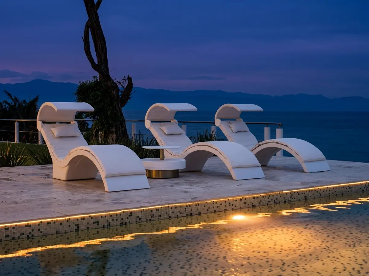 Muebles y camastros para tu alberca